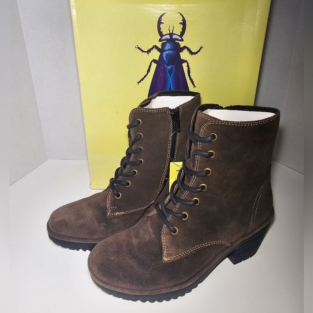 Fly London Brown Suede Ankle Boots